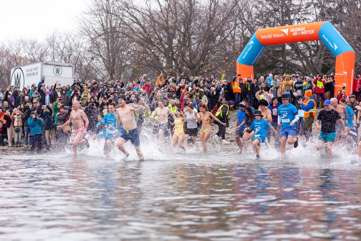 Courage Polar Bear Dip Returns With A Splash Oakville News